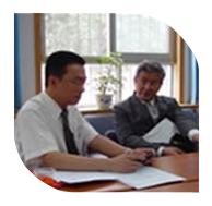 新竹公司總經(jīng)理在建筑材料科學(xué)研究院會(huì)見北京航空航天大學(xué)陳汴琨教授。